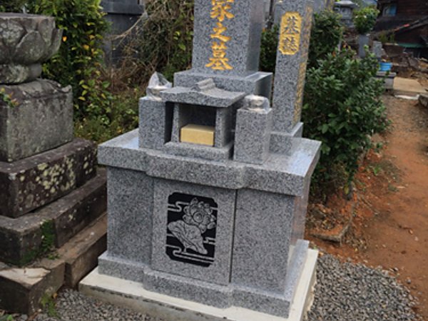 熊本県天草市倉岳町棚底にて、墓石施工させて頂きました。の画像