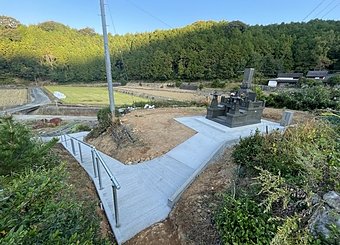 天草市（倉岳町）にてお墓の引越し