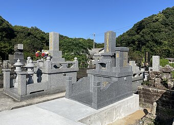 天草市有明町にて新規墓石を施工させて頂きました（天山石）のイメージ